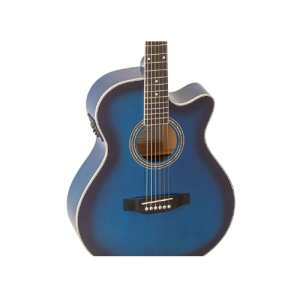 ADMIRA GUITARRA ELECTRO ACÚSTICA INDIANA AZUL BRILLO