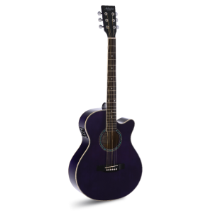 ADMIRA GUITARRA ACÚSTICA INDIANA MORADA SATINADA