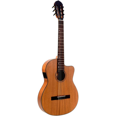 VEELAH Guitarra Clásica CCTM Cutaway Electrificada
