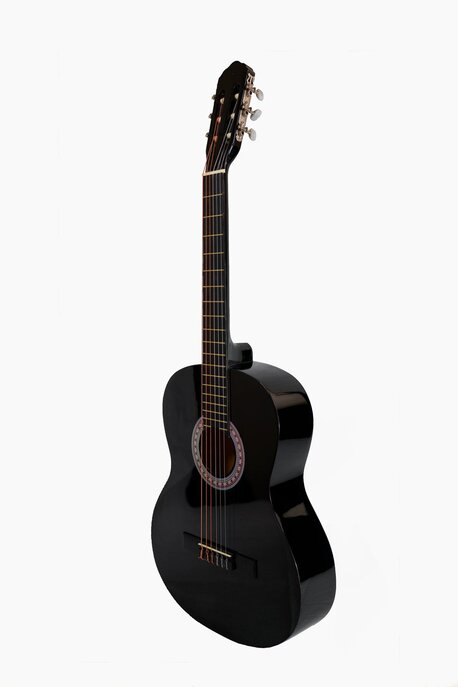 GUITARRA CLÁSICA ROCÍO C16 (3/4) TAMAÑO CADETE 90 CMS NEGRO