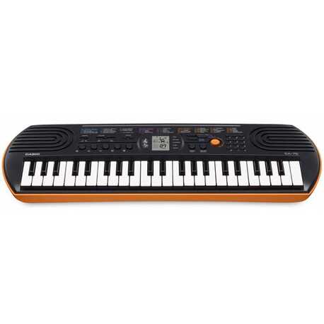 CASIO Teclado de acompañamiento con altavoces SA-76.