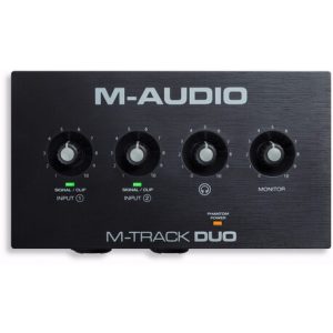 M-AUDIO INTERFAZ DE AUDIO  M-TRACK DUO