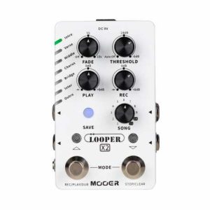 MOOER Pedal de fraseo/looping LOOPER X2.