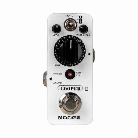 MOOER Pedal de fraseo/looping MICRO LOOPER II.