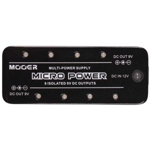 MOOER Alimentador para pedal efecto MICRO POWER POWER SUPPLY 8 PUERTOS.