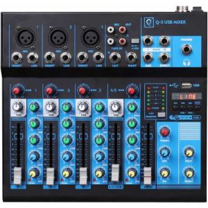 OQAN Mesa de mezclas MIXER Q5 MK2 USB.