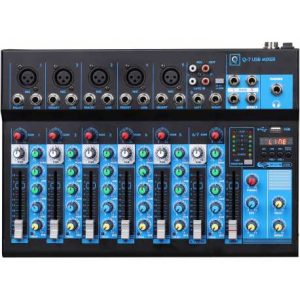OQAN Mesa de mezclas MIXER Q7 MK2 USB.