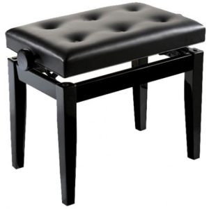 OQAN Banqueta regulable PIANO BENCH BGB BLACK-BLACK.