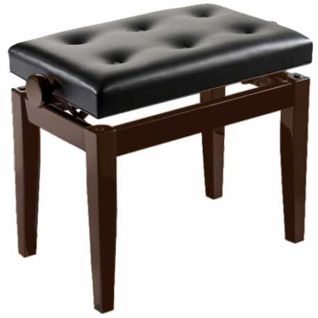 OQAN Banqueta regulable PIANO BENCH BGM ROSEWOOD-BLACK.