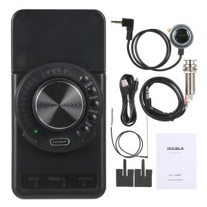 PREAMPLIFICADOR DE GUITARRA CLÁSICA Y ACÚSTICA CON CONEXIÓN BLUETOOTH, EFECTOS Y BATERÍA RECARGABLE