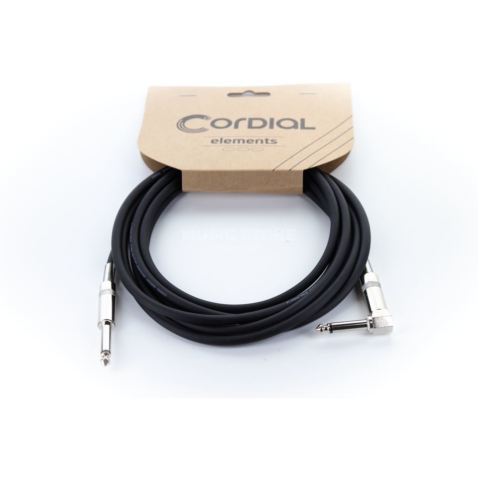 CORDIAL CABLE DE GUITARRA JACK RECTO/ACODADO DE 3 M
