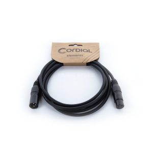 CORDIAL CABLE DE MICRÓFONO XLR DE 3 M
