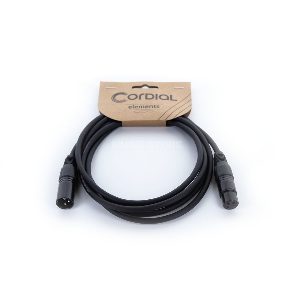 CORDIAL CABLE DE MICRÓFONO XLR DE 3 M