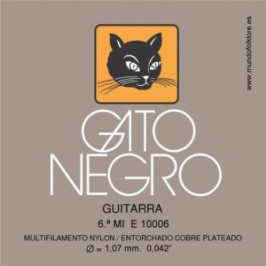 GATO NEGRO Cuerda 6ª (MI) Guitarra Clásica