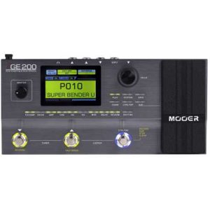 MOOER Pedalera multi-efectos de suelo para guitarra GE200 MODELADOR Y MULTI-EFECTOS.