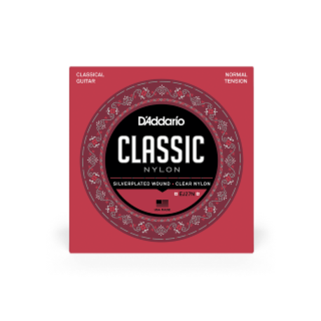 D´ADDARIO EJ27N. Pro-Arté nailon para estudiantes, tensión normal
