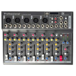 EK MESA DE MEZCLAS CON EFECTOS AUDIO MMF7