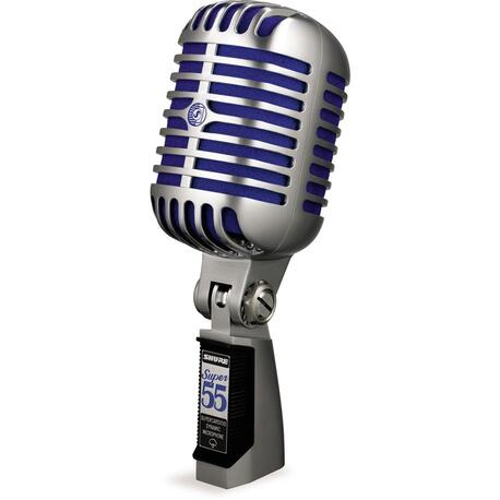 SHURE Micrófono Dinámico Vocal Clásico años 50' SUPER 55