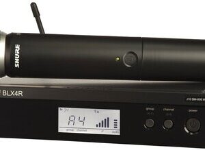 SHURE Sistema inalámbrico SM58 de mano con receptor enracable. 518-542MHz.