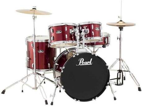 PEARL KIT ROADSHOW 1812B/1007T/1208T/1410F + 1350S Herrajes, Sillín & Platos - Red Wine
