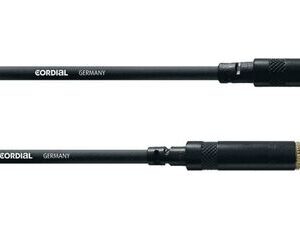 CORDIAL Cable de audio minijack estéreo macho/minijack hembra 5 m