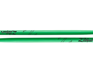 ZILDJIAN BAQUETAS 5A HICKORY NEON VERDE