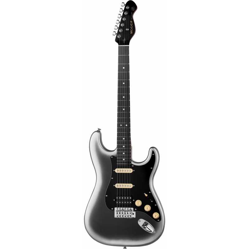 MOOER Guitarra electrica MSC10 PRO DARK SILVER.