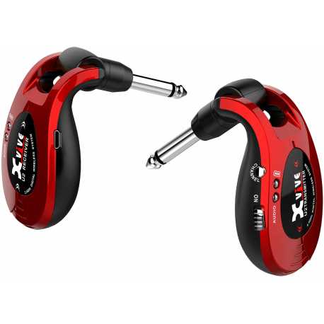 XVIVE Sistema wireless: guitarra y bajo U2 RED - PARA INSTRUMENTOS.