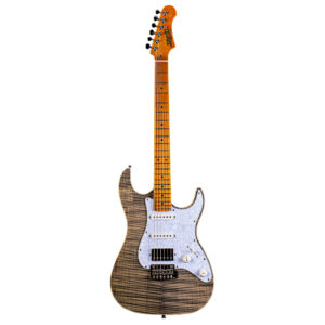 JET Guitarra Eléctrica JS450-TBK-HSS Transparent Black