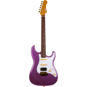 JET Guitarra Eléctrica JS480-VIG Violet, Gold Hardware