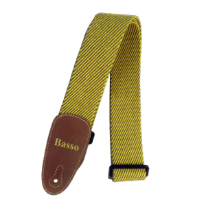 BASSO CORREA PARA GUITARRA Y BAJO SERIE EXTRAVAGANCIA TWEED AMARILLO