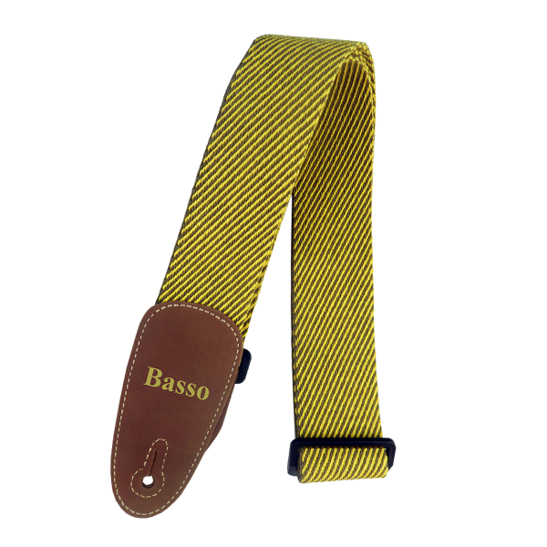 BASSO CORREA PARA GUITARRA Y BAJO SERIE EXTRAVAGANCIA TWEED AMARILLO