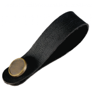 BASSO ENGANCHE PARA BRAZO DE GUITARRA, BAJO Y UKELELE NEGRO 2,2 X 21cm