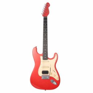 MOOER Guitarra electrica cuerpo macizo MSC10 ELITE FIESTA RED.