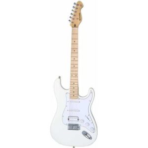 MOOER Guitarra electrica cuerpo macizo MSC11 PRO POLAR WHITE.