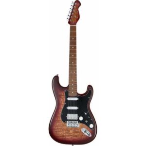 MOOER Guitarra electrica con usb/midi integrado MSC20 PRO AMBER BROWN.