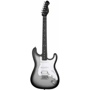MOOER Guitarra electrica cuerpo macizo MSC12 PRO IRON SILVER.