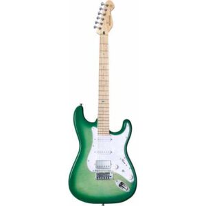 MOOER Guitarra electrica cuerpo macizo MSC30 PRO LEMON GREEN.